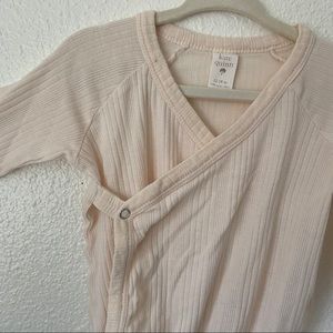 Kate Quinn Cream/beige cross over onesie